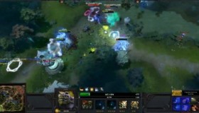 选手美食vlog：Ame挑战超大份牛排，y`在一旁直呼“吃不下”。